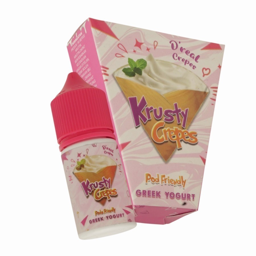 [SALT] KRUSTY CREPES V3 GREEK YOGURT SALTNIC 30ML 15MG 30MG BY JAVA JUICE