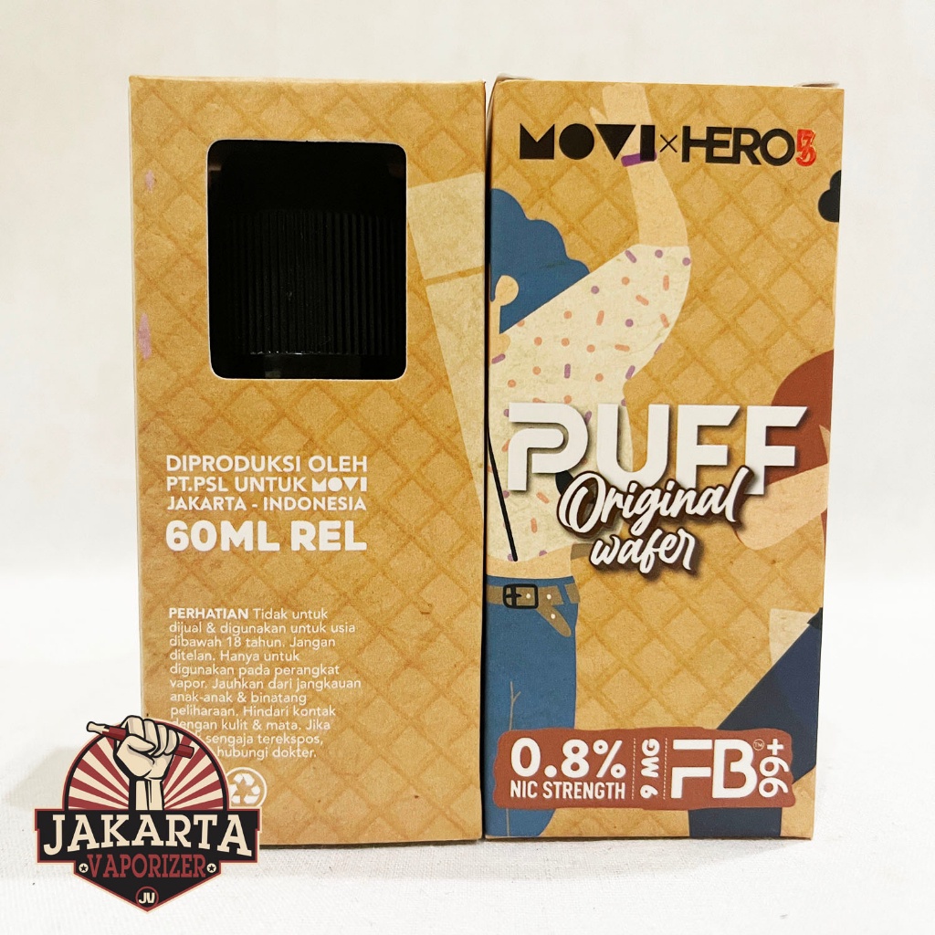 PUFF ORIGINAL WAFER FB 99+ 60ML 3MG 6MG 9MG BY MOVI X HERO57