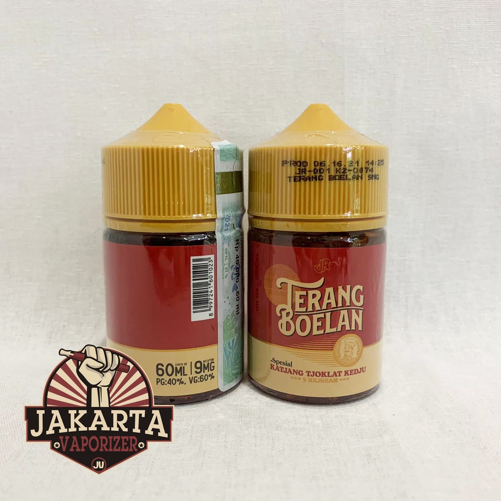 TERANG BOELAN KATJANG TJOKLAT KEDJU 60ML 3MG 6MG 9MG BY TJITA RASA
