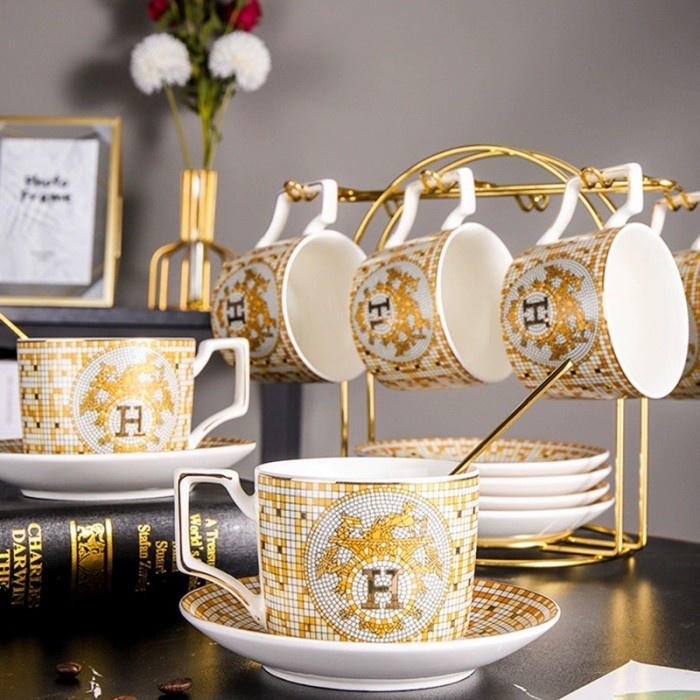 Cangkir Keramik Set isi 6 / Cangkir Keramik Set Gift Box