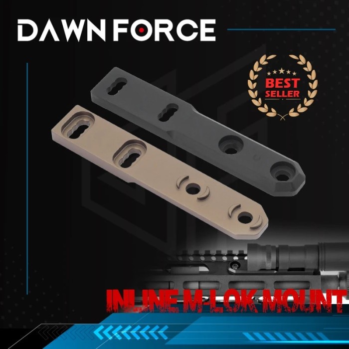 Tactical M-LOK Inline Light Mount Base Holder for M600 M300 Series