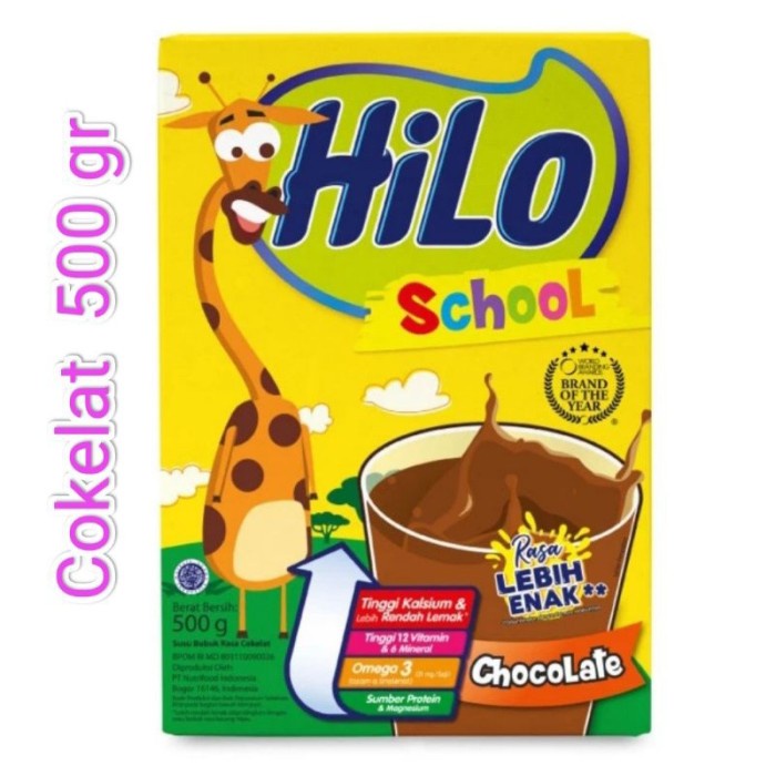 

HiLo School 500gr Hi Lo Coklat Madu Bule Gum Cotton Candy Vanila Vegi