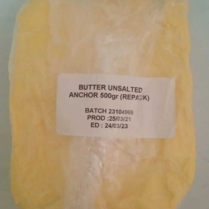 

butter unsalted anchor 500 gram repack