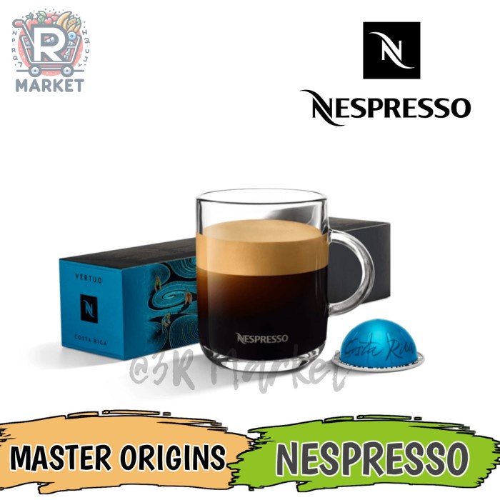 

Nespresso Vertuo Costa Rica Master Origins Coffee Capsule / Kapsul Kopi