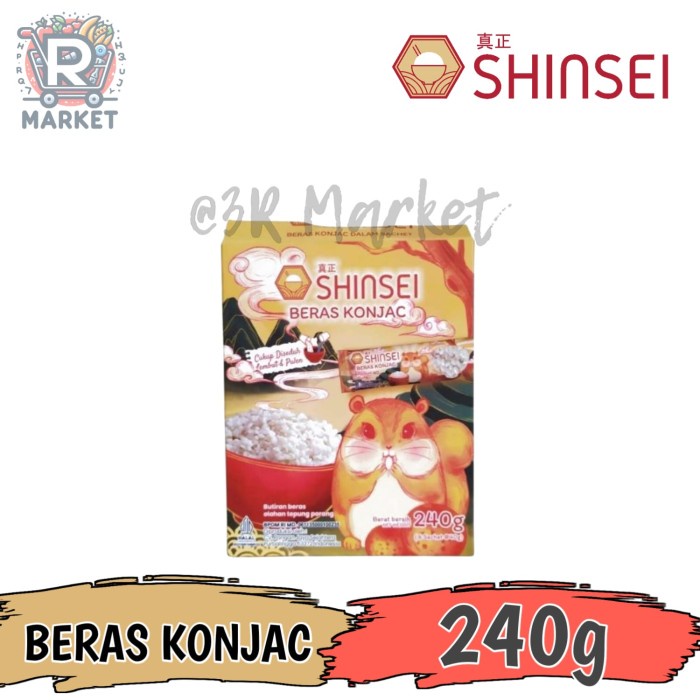 

Shinsei Beras Konjac Beras Diet Rendah Kalori