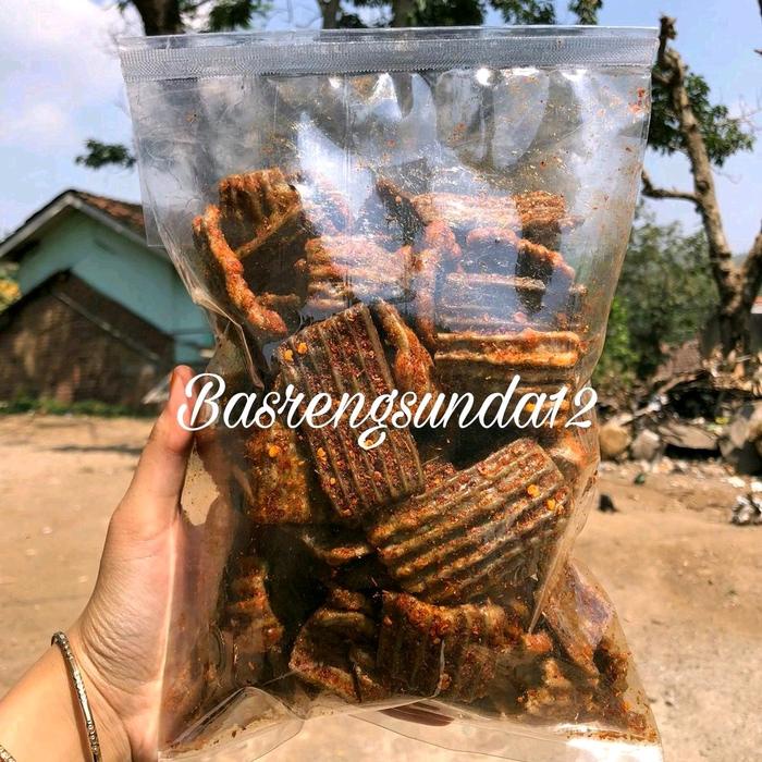 

GV960 [Beli Lokal]seblak Kerupuk jengkol Pedas Daun jeruk 250 gram Cemilan Food Instan Snack Keripik