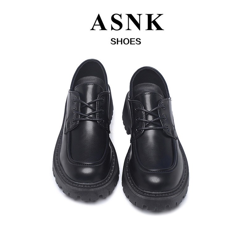 ASNK SEPATU PANTOFEL WANITA KOREA HITAM / H-2818