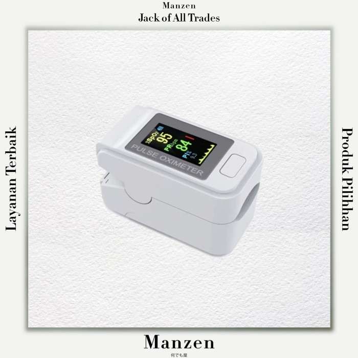 Paket Omron MC 245 Finger Oximeter SPO2 Thermometer Omron MC245