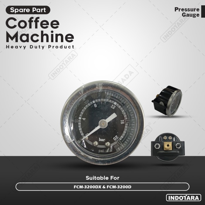 TERLARIS Pressure Gauge 20 BAR For FCM3200DX - FCM3200D