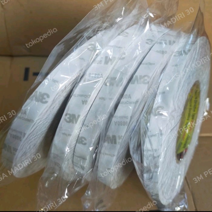 

TERBARU 3M Double Tape 9080A tissue /Tahan panas Uk 12mm x 55mtr BISA GRAB!