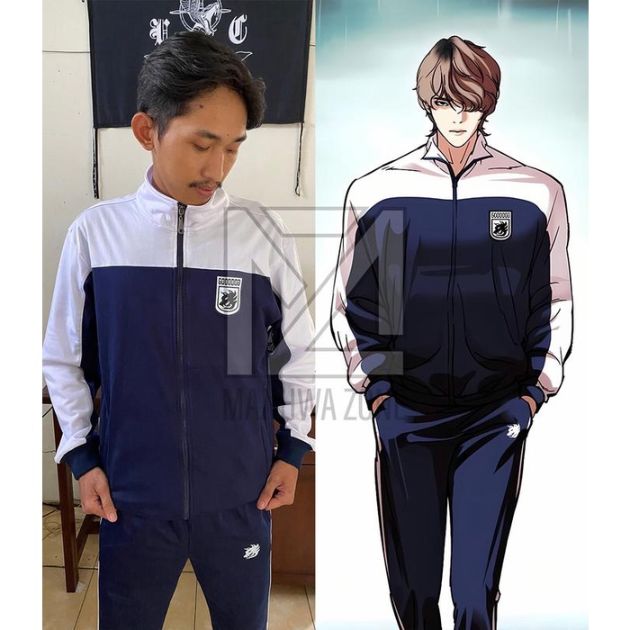 JAKET TRACKTOP GODDOG NEW CHAPTER SEONG YOHAN / TRACKTOP GODDDOG SEONG YOHAN COSPLAY -AmanahJaminan