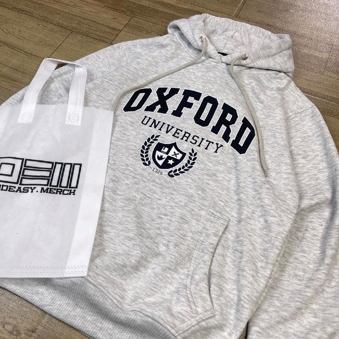 Hoodie Jaket Oxford University 1326 free bag Pria Wanita Unisex Tebal Fleece Cowok Lembut Nyaman