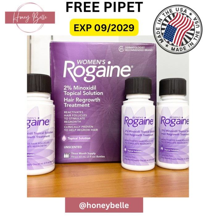 Rogaine Women's 2% Minoxidil Original USA
