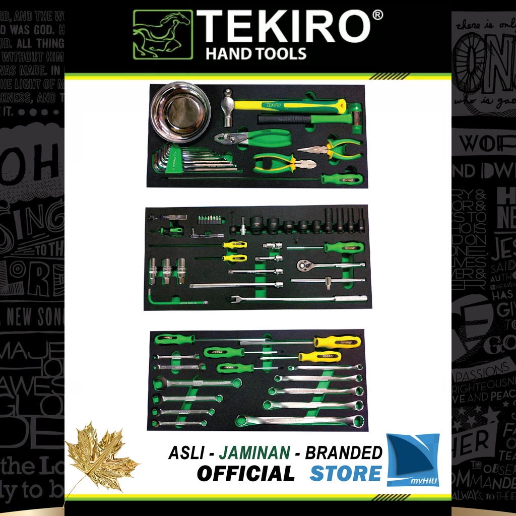 AYOOOLLARIZSS Kunci Montir Yamaha Kemasaan EVA Isi 55 pcs / Yamaha Tool Set TEKIRO