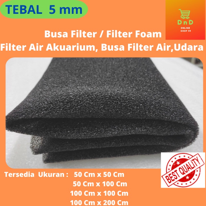 Busa Filter 5mm Filter Foam,Bio Filter,Busa Saringan