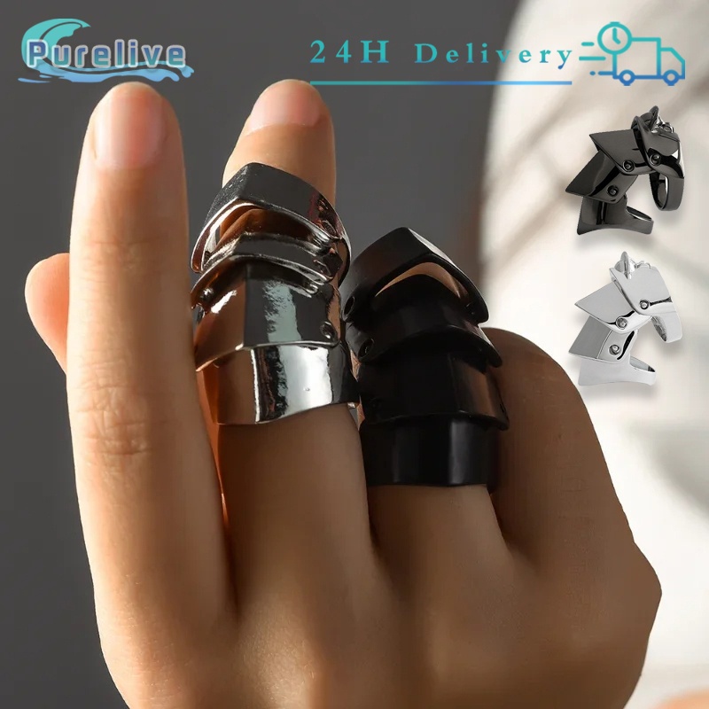 Nana Ring Armor Ring Cincin Armor Saturn Ring Cincin Punk Rock Anime Oosaki Nana Cosplay Dw05