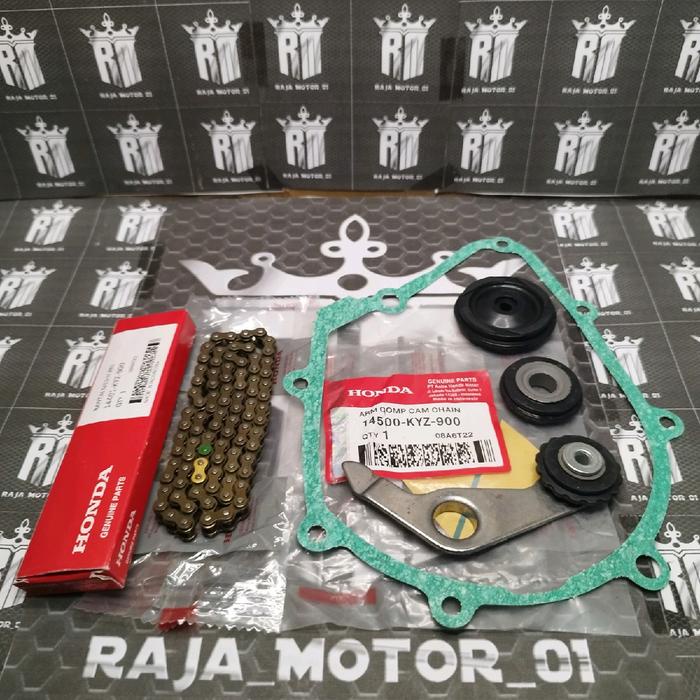 Velocity Vanguards KETENG SET KYZ + ROLL KETENG + PAKING MAGNET RANTAI KETENG SUPRA X 125 HELM IN SU