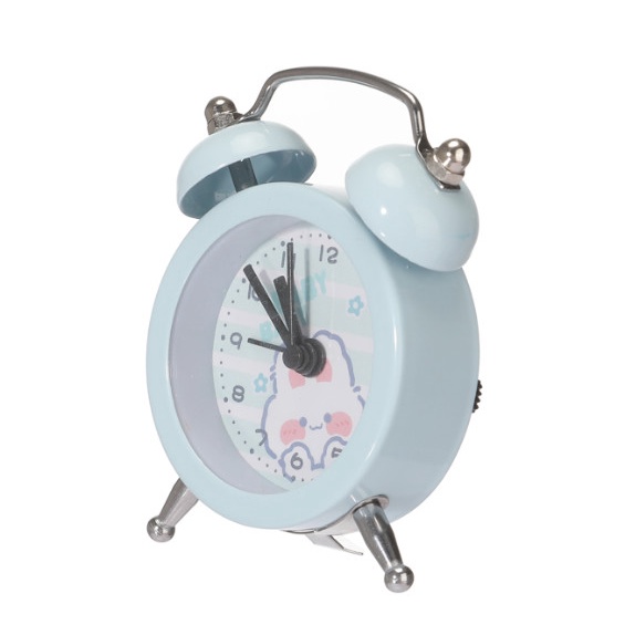 ROYzC- Miniso Jam Weker Aesthetic Kelinci Mini Jam Alarm Kamar Cantik Dekoras