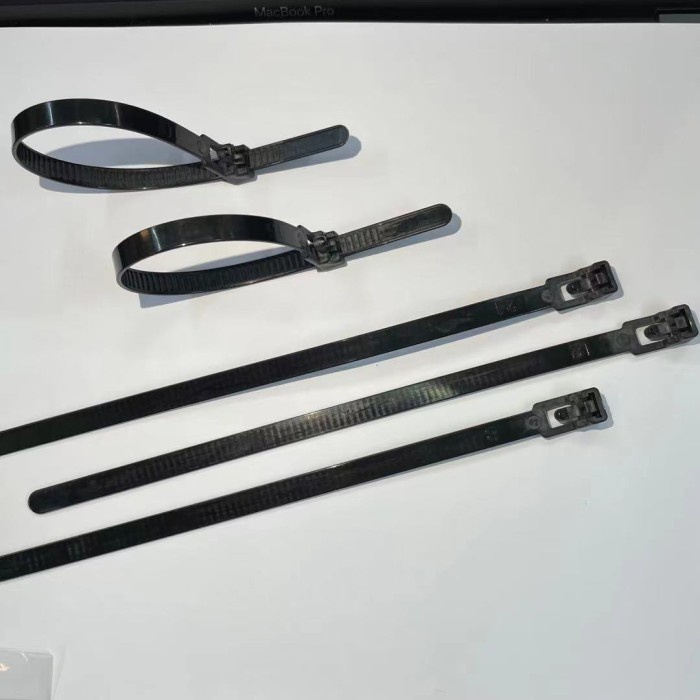 

Kabel Ties Bisa Buka /Reusable Cable Ties Lebel 8Mm*20Cm -Isi 100Pcs