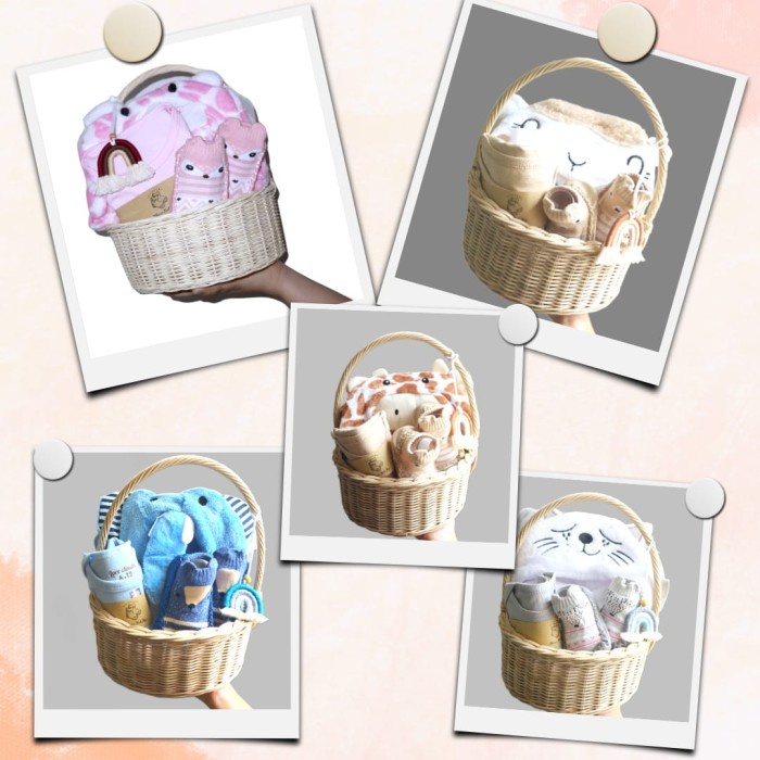 

Peno_Hay Hamper Bayi Newborn / Kado Bayi / Gift Set Blanket / Parsel Lahiran