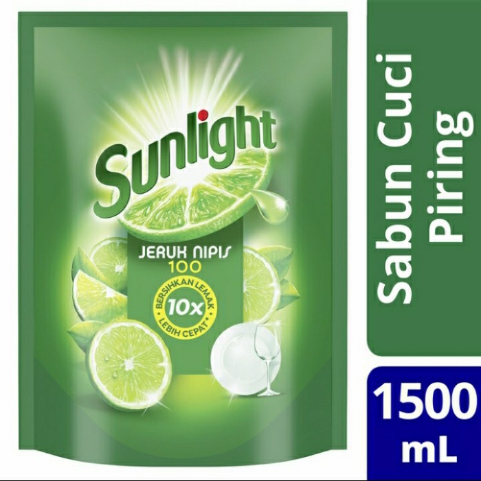 Sunlight Jeruk Nipis 1500ml / Sunlight 1500ml / Sunlight Jeruk Nipis