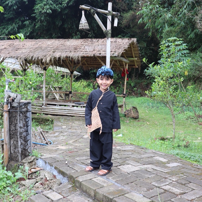 FULLSET Baju Adat Baduy ANAK / Baju adat / setelan Baduy anak/ adat baduy/jawabarat
