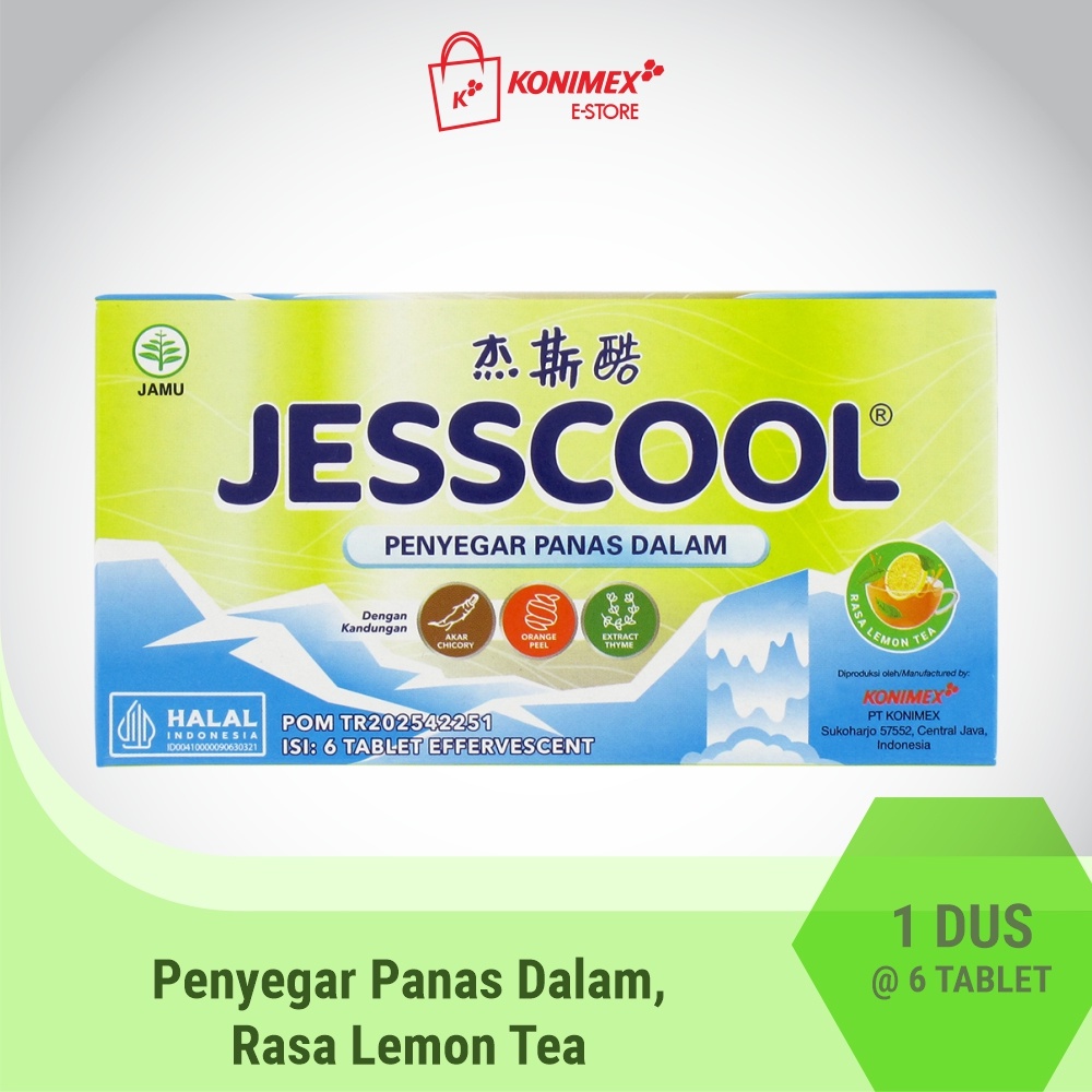 

FRESH Jesscool Lemon Tea Penyegar Panas Dalam Doos isi 6 Beneran Bikin COOL