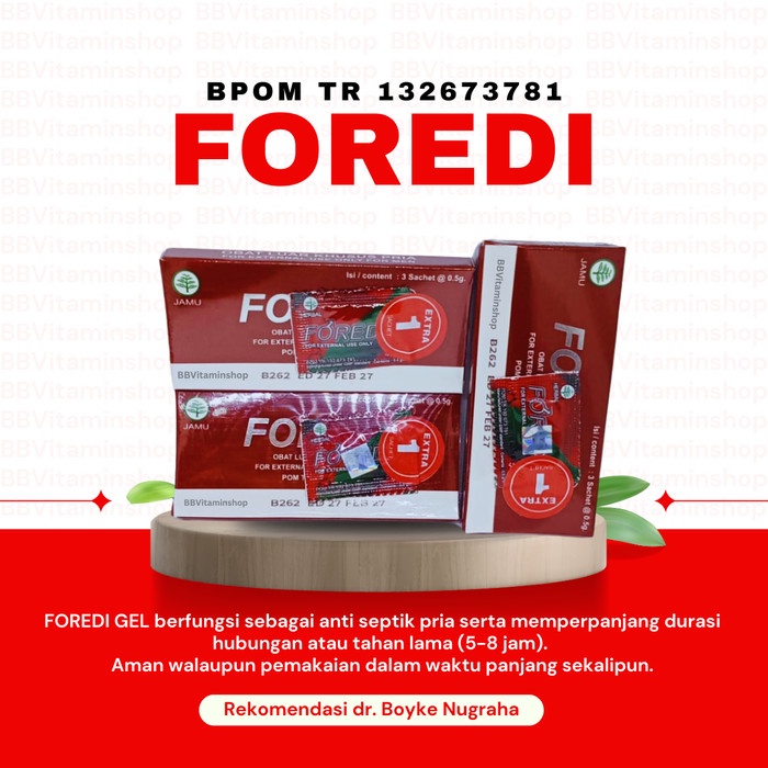 OBAT KUAT HERBAL OLES PRIA TAHAN LAMA FOREDI ORIGINAL 1 BOX