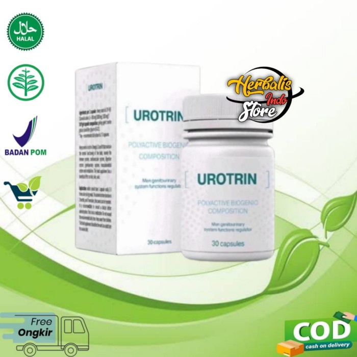 Urotrin Asli Obat Herbal Suplemen Pria Kuat & Besar Ampuh Original