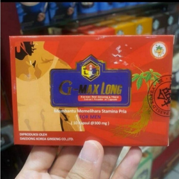 G max long original korea obat pria penambah perkasa durasi kuat lama