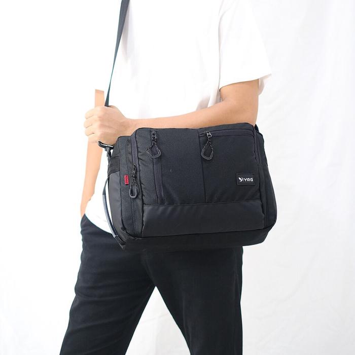 WTS- Tas Selempang Slingbag Tas Laptop 14Inch & Tablet 12Inch Tas Kerja Tas Selempang
