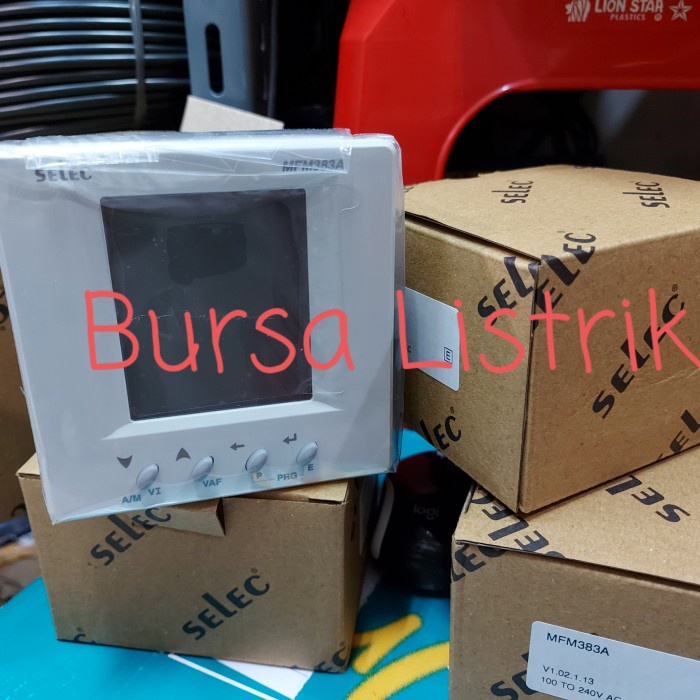 Terlaris Power Meter 3P Digital Multi Function Meter Mfm383A Merk Selec