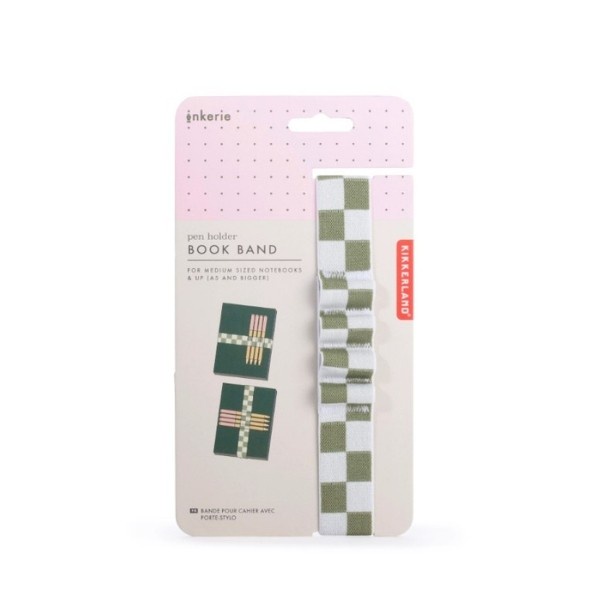 

Ready Kikkerland : Book Band Pen Holder Green
