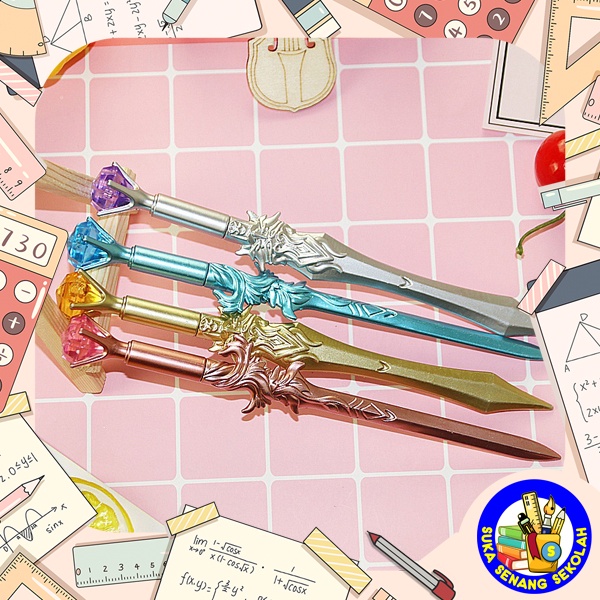 

SELUSIN Pena Pedang Diamond S0233 Dw05