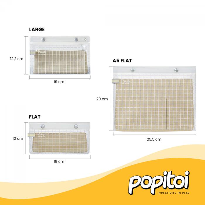 

Ready Kokuyo Piiip Flat Tool Pen Case Kotak Pensil