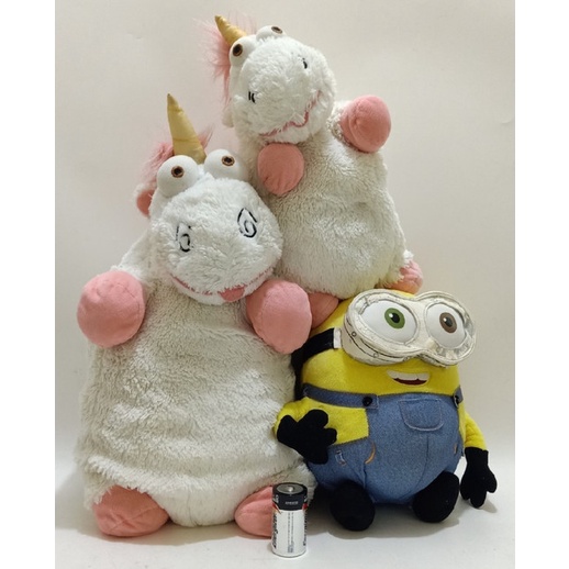 Set universal studios despicable me minions plush unicorn agnes doll