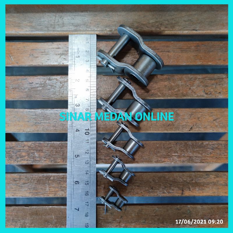 OFFSET LINK SAMBUNGAN RANTAI CHAINLINK CHAIN LINK RS 40 50 60 80 100