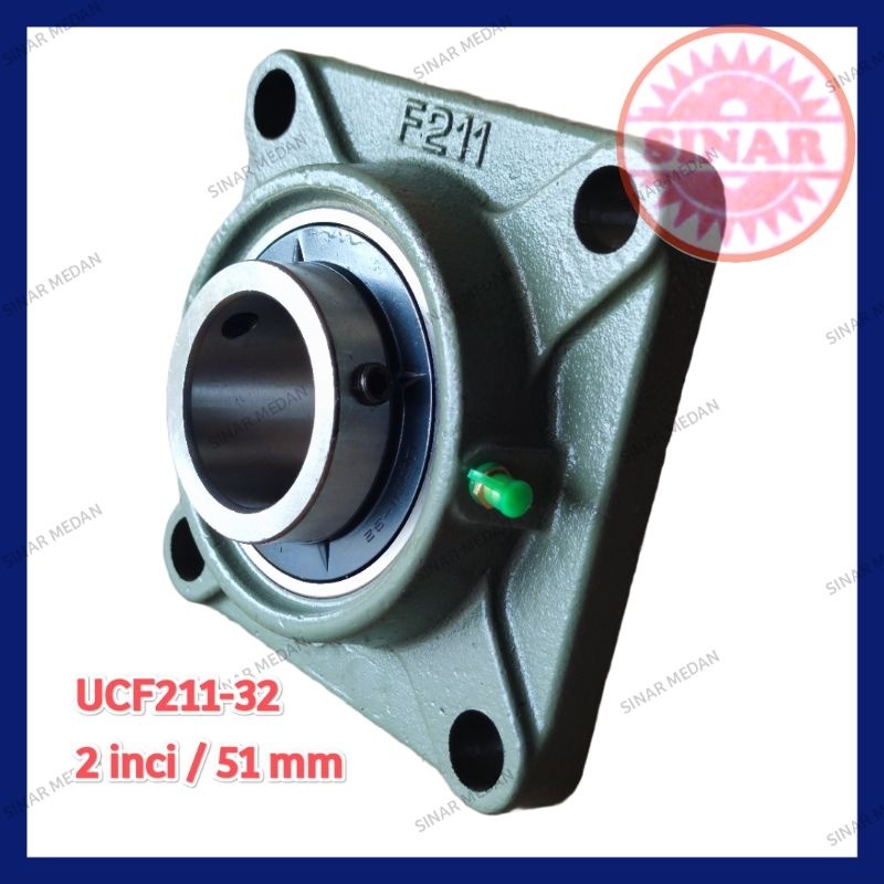 BEARING UCF211 PILLOW BLOCK UCF 211 LAHAR DUDUK UCF211-32 2 INCI 1 PC