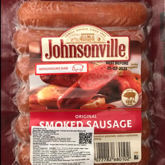 

Johsonville Sosis - Original Sausage ( Non Halal )