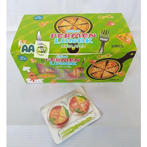 

Kuliner.Kita Permen Lunak Pizza Rasa Apel Isi 30