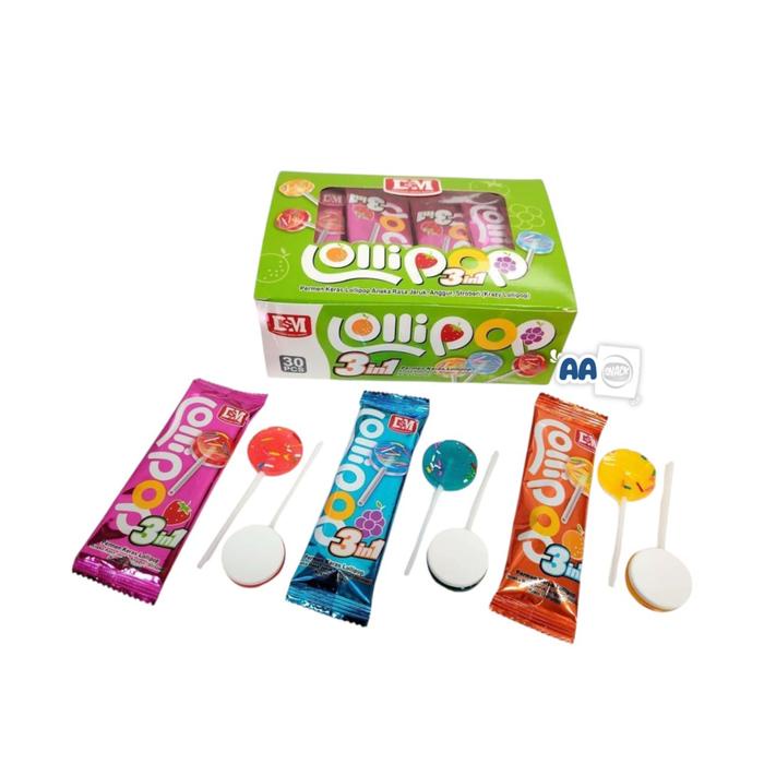 

Kuliner.Kita Dsm Lolipop 3 In 1 Isi 30