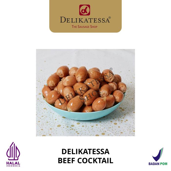 Delikatessa Beef Cocktail 300 Gr Sosis Sapi Halal