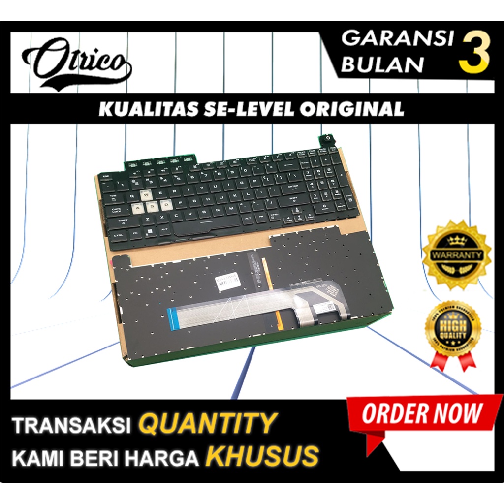 Keyboard Asus Tuf Gaming a15 f15 fx506 fx506hc