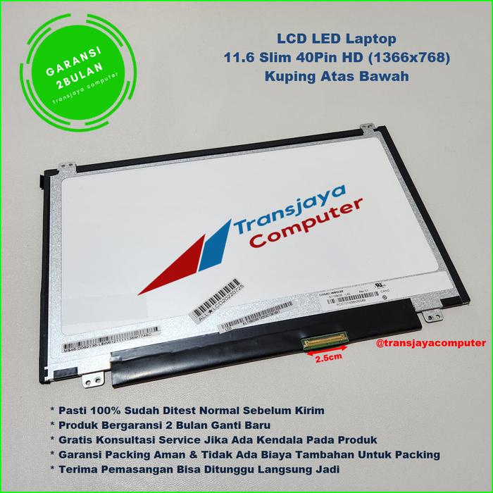 Ready Layar LED LCD Laptop Acer Aspire One 725 Acer Aspire One 756 11.6 Slim