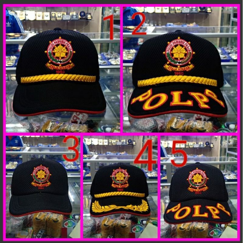 TOPI POL PP WARNA HITAM/ POL PP/ TOPI