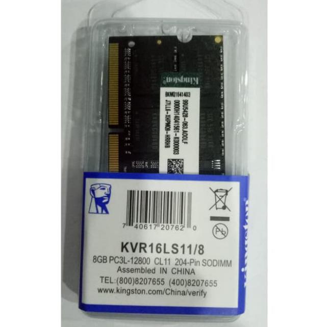 Ready SODIMM KINGSTON DDR3L 8GB Memory RAM Laptop KVR16LS11/8