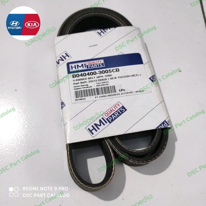 Fan Belt Ac 6Pk 1280 Hyundai Tucson All New Tucson Ready