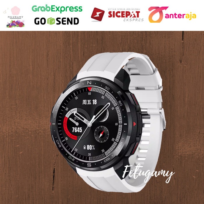 (Expert) Strap Silikon Smartwatch Huawei Honor GS PRO Tali Jam