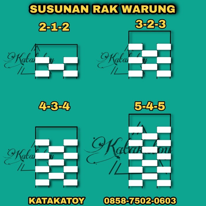 [Expert] RAK SUSUN WARUNG Rak Warung Keranjang Susun Rak Dagangan Rak Kopi