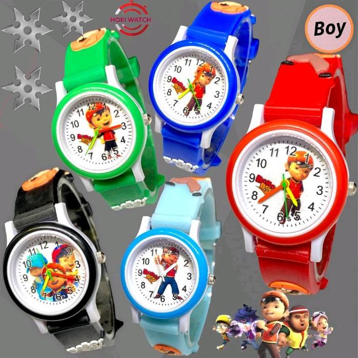 jam tangan anak jarum karakter Boboiboy